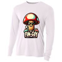 IM A Funguy Amusing Mushroom EnthusiastS Funny Pun Cooling Performance Long Sleeve Crew