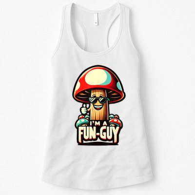 IM A Funguy Amusing Mushroom EnthusiastS Funny Pun Womens Tank Top