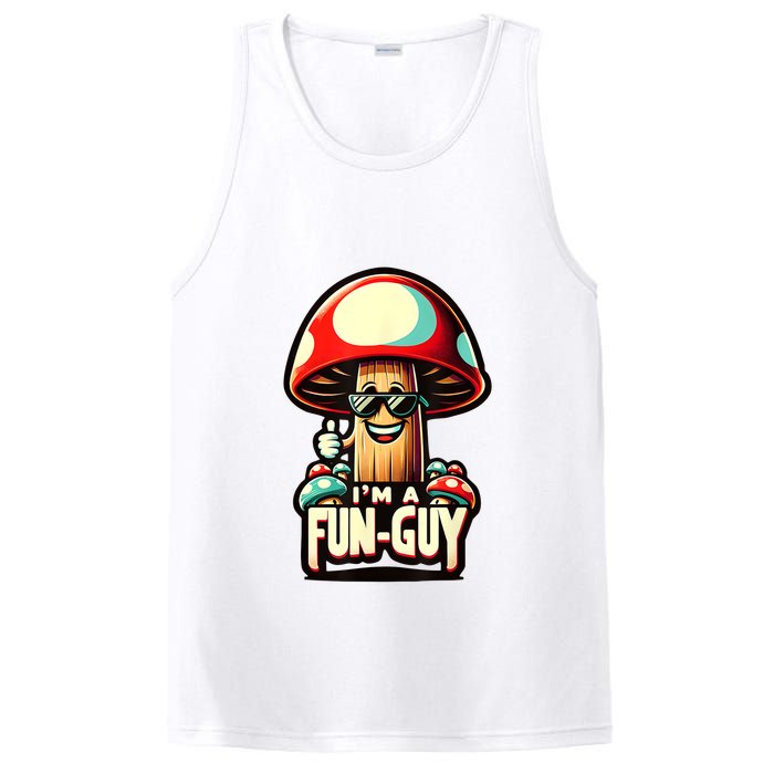 IM A Funguy Amusing Mushroom EnthusiastS Funny Pun PosiCharge Competitor Tank