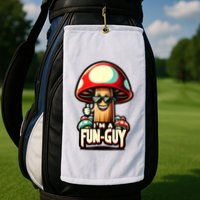 IM A Funguy Amusing Mushroom EnthusiastS Funny Pun Golf Towel