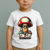 IM A Funguy Amusing Mushroom EnthusiastS Funny Pun Toddler T-Shirt