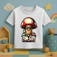 IM A Funguy Amusing Mushroom EnthusiastS Funny Pun Toddler T-Shirt