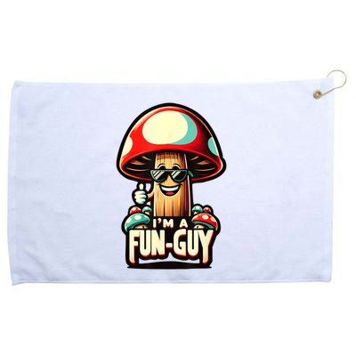 IM A Funguy Amusing Mushroom EnthusiastS Funny Pun Grommeted Golf Towel