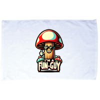 IM A Funguy Amusing Mushroom EnthusiastS Funny Pun Microfiber Hand Towel