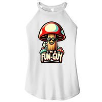 IM A Funguy Amusing Mushroom EnthusiastS Funny Pun Women's Perfect Tri Rocker Tank