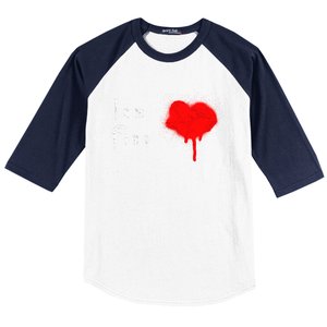 I Am Fine Teegiftfunny Gift With A Bleeding Heart Meaningful Gift Baseball Sleeve Shirt