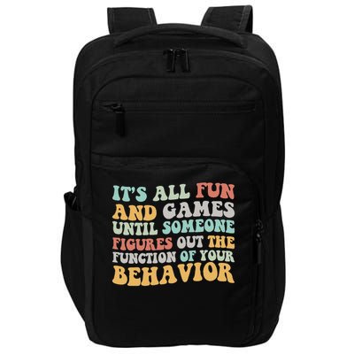 It's All Fun & Games Until Someone Figures Out The Function Impact Tech Backpack