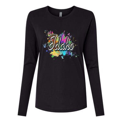 Idaho Apparel For Men Women & Kids Idaho Womens Cotton Relaxed Long Sleeve T-Shirt