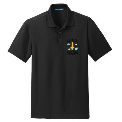 If At First You Don’T Succeed Lower Your Standards Dry Zone Grid Polo