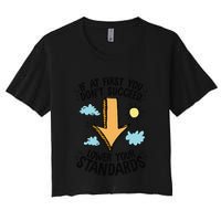 If At First You Don’T Succeed Lower Your Standards Crop Top