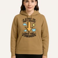 If At First You Don’T Succeed Lower Your Standards Hoodie