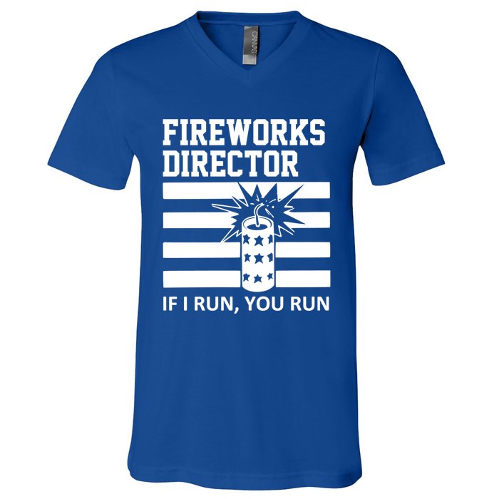 Im A Firework Director Dad 4th Of July Meaningful Gift V-Neck T-Shirt