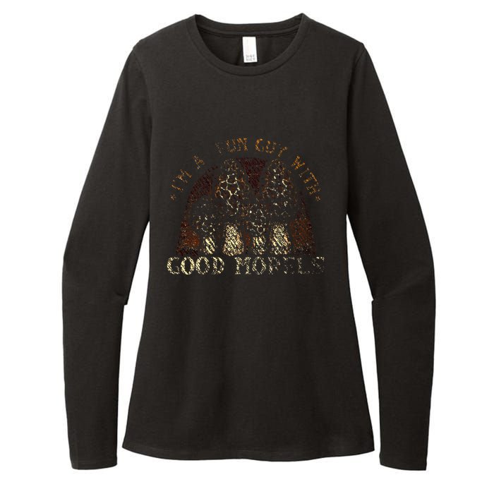 IM A Fun Guy With Good Morels Foraging Mushroom Hunting Womens CVC Long Sleeve Shirt