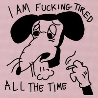 I Am Fucking Tired All The Time L.A.D.Y G.A.G.A 25L Jumbo Tote