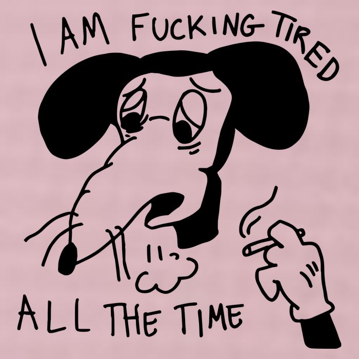 I Am Fucking Tired All The Time L.A.D.Y G.A.G.A 25L Jumbo Tote