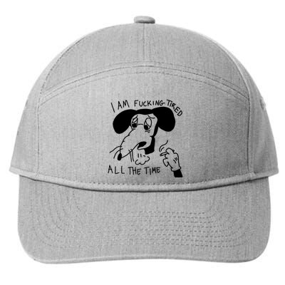 I Am Fucking Tired All The Time L.A.D.Y G.A.G.A 7-Panel Snapback Hat
