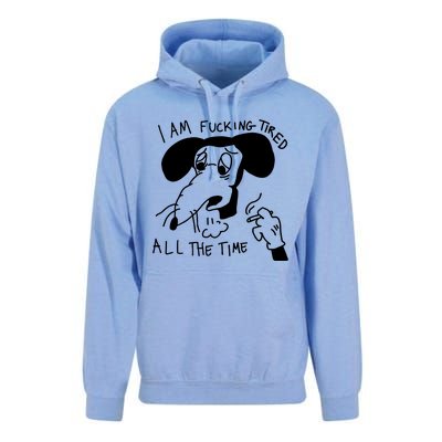 I Am Fucking Tired All The Time L.A.D.Y G.A.G.A Unisex Surf Hoodie