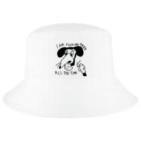 I Am Fucking Tired All The Time L.A.D.Y G.A.G.A Cool Comfort Performance Bucket Hat