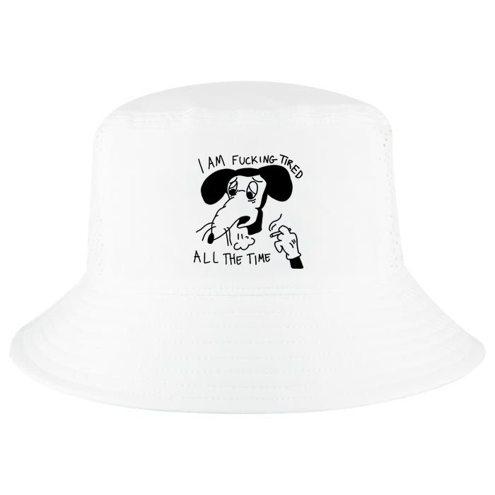 I Am Fucking Tired All The Time L.A.D.Y G.A.G.A Cool Comfort Performance Bucket Hat