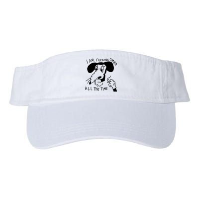 I Am Fucking Tired All The Time L.A.D.Y G.A.G.A Valucap Bio-Washed Visor