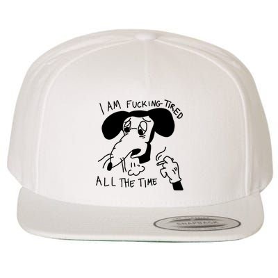I Am Fucking Tired All The Time L.A.D.Y G.A.G.A Wool Snapback Cap