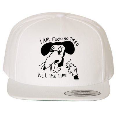 I Am Fucking Tired All The Time L.A.D.Y G.A.G.A Wool Snapback Cap