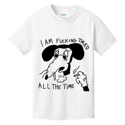 I Am Fucking Tired All The Time L.A.D.Y G.A.G.A Kids T-Shirt