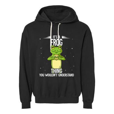 Its A Frog Thing Frog Garment-Dyed Fleece Hoodie
