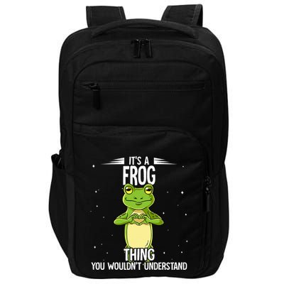 Its A Frog Thing Frog Impact Tech Backpack