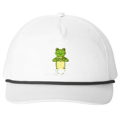 Its A Frog Thing Frog Snapback Five-Panel Rope Hat