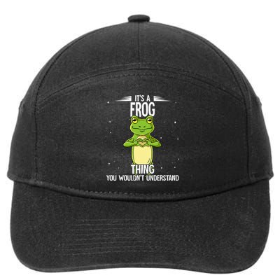 Its A Frog Thing Frog 7-Panel Snapback Hat