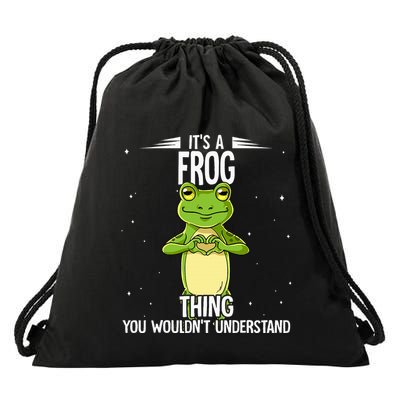 Its A Frog Thing Frog Drawstring Bag