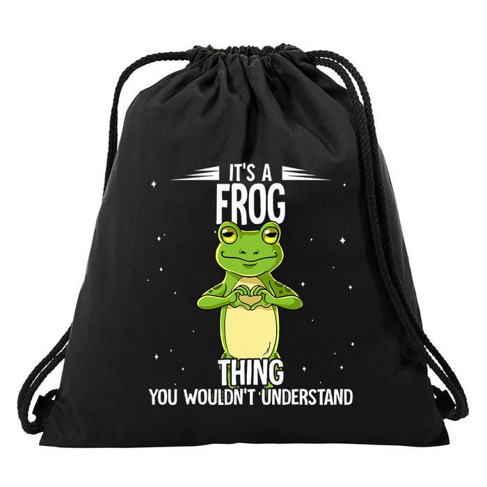 Its A Frog Thing Frog Drawstring Bag