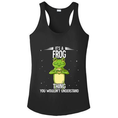 Its A Frog Thing Frog Ladies PosiCharge Competitor Racerback Tank