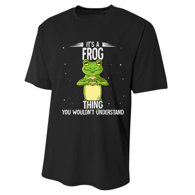 Its A Frog Thing Frog Performance Sprint T-Shirt