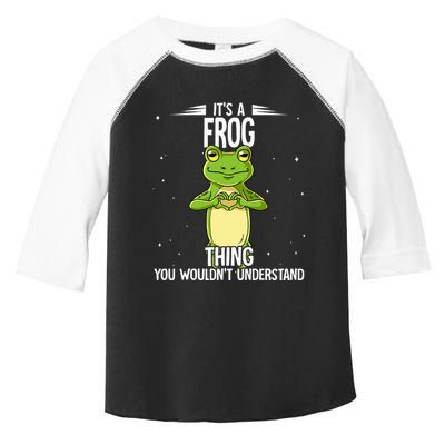 Its A Frog Thing Frog Toddler Fine Jersey T-Shirt