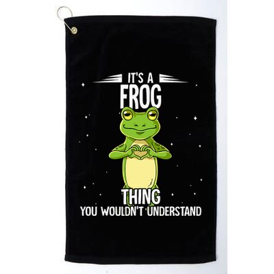 Its A Frog Thing Frog Golf Towel