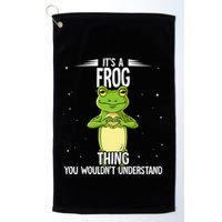 Its A Frog Thing Frog Golf Towel