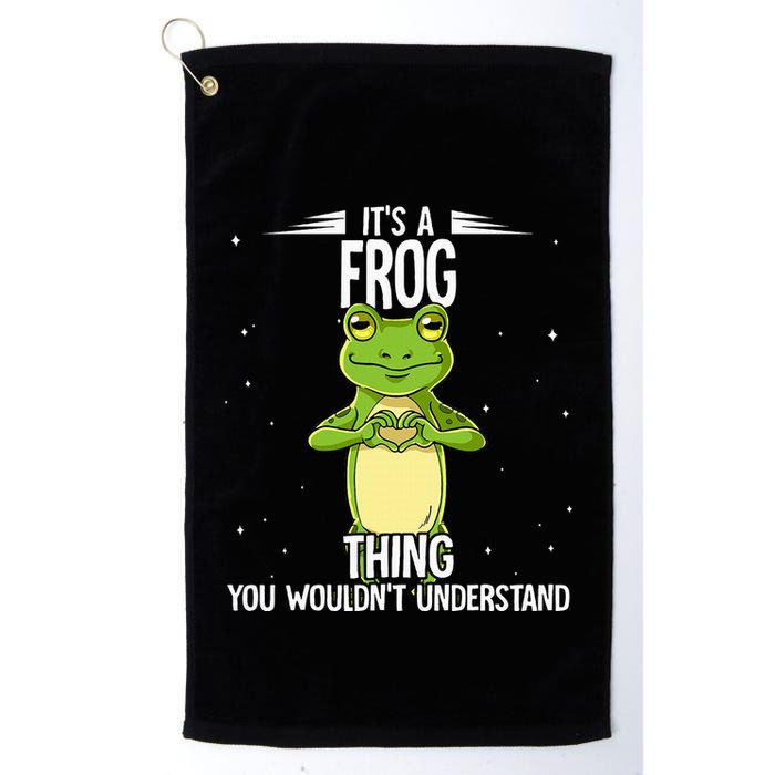 Its A Frog Thing Frog Golf Towel