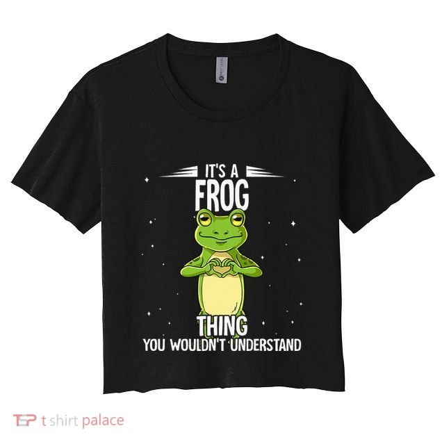 Its A Frog Thing Frog Crop Top