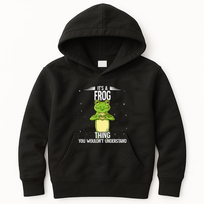 Its A Frog Thing Frog Kids Hoodie