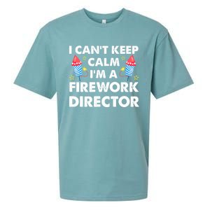 Im A Firework Director Firework Director Gift Sueded Cloud Jersey T-Shirt