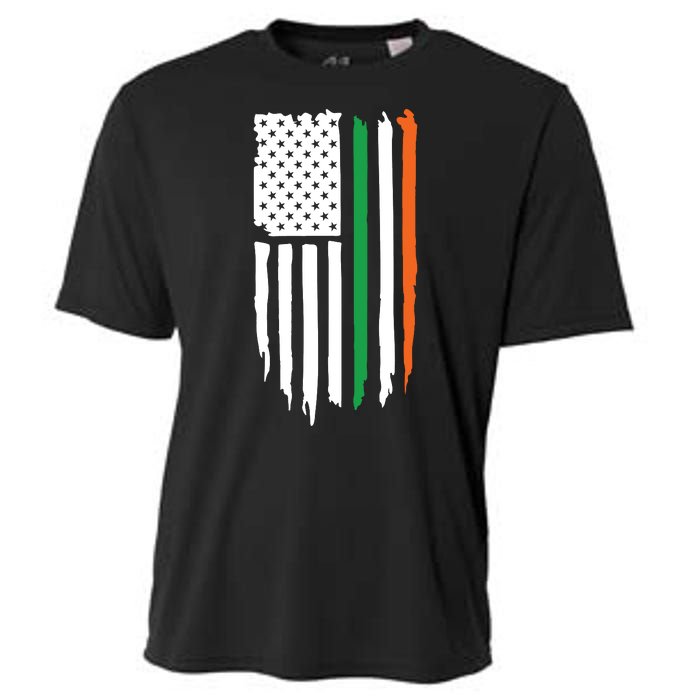 Irish American Flag Cooling Performance Crew T-Shirt