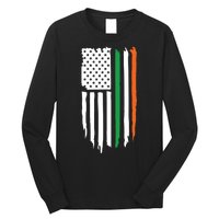 Irish American Flag Long Sleeve Shirt