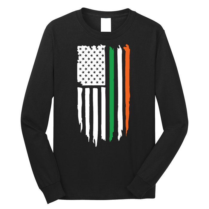 Irish American Flag Long Sleeve Shirt