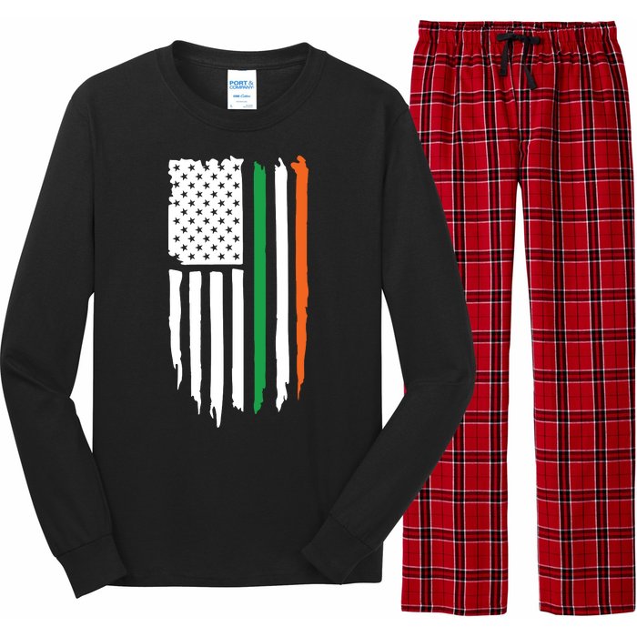 Irish American Flag Long Sleeve Pajama Set