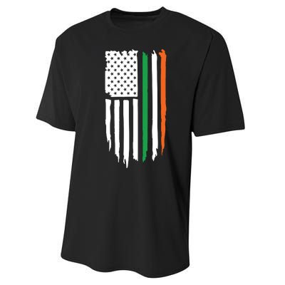 Irish American Flag Performance Sprint T-Shirt