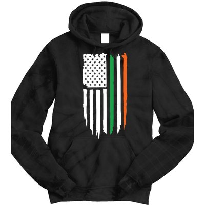 Irish American Flag Tie Dye Hoodie