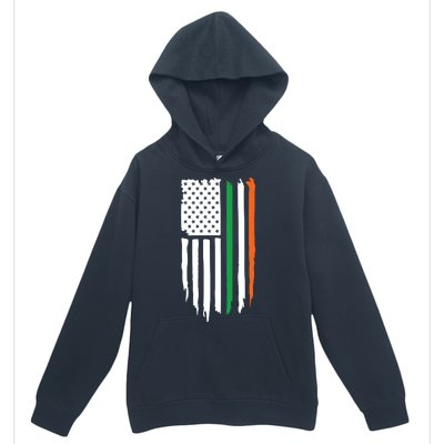 Irish American Flag Urban Pullover Hoodie