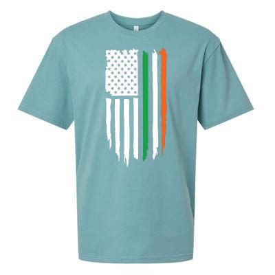 Irish American Flag Sueded Cloud Jersey T-Shirt